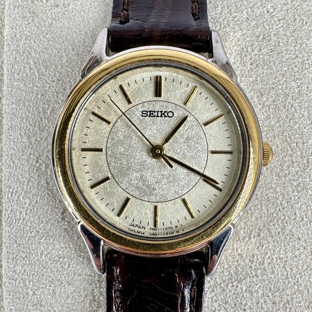 [New Battery Replaced/Working Condition] SEIKO Unisex Vintage Watch