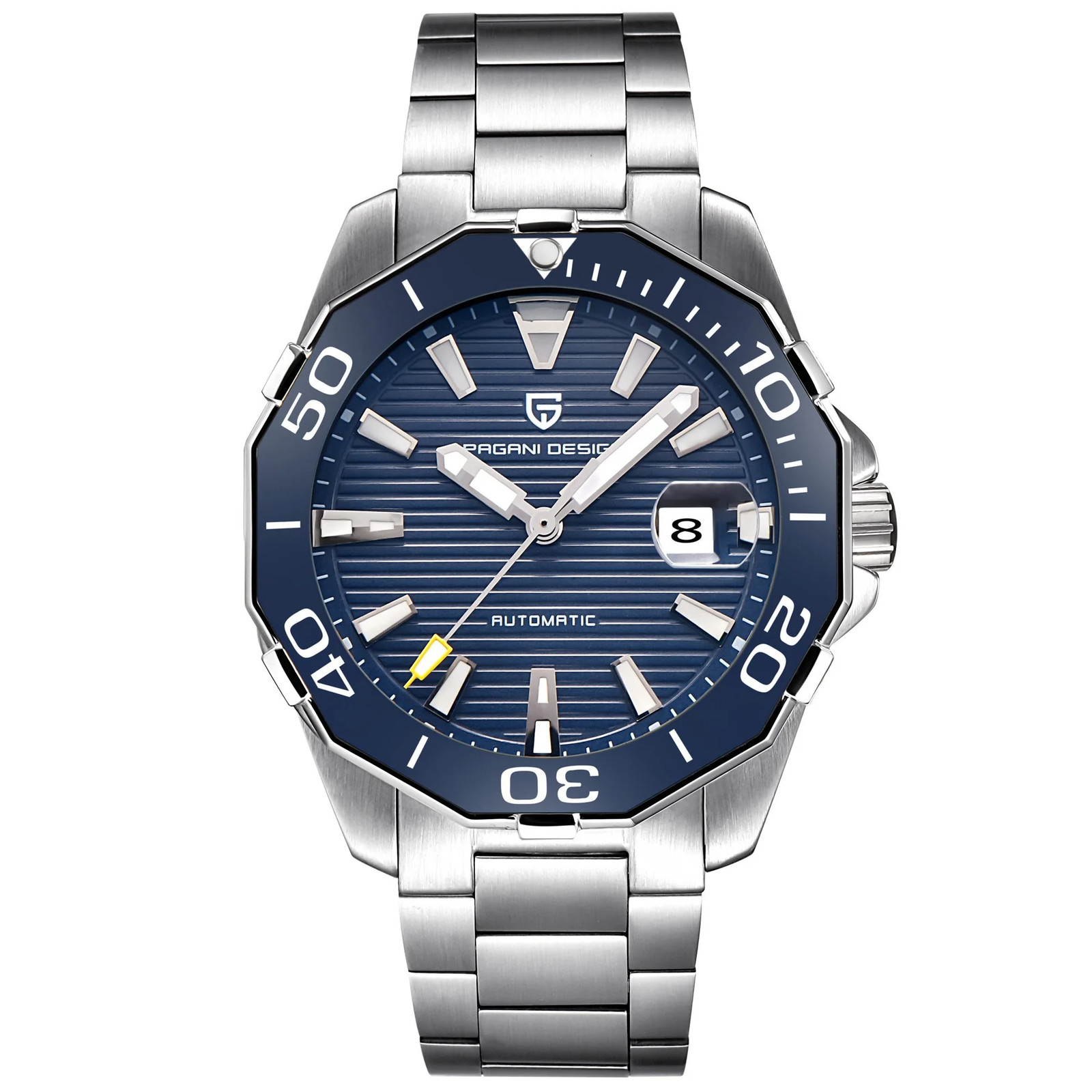 PAGANI DESIGN 1617 Men’s Automatic Watch Stainless Steel Waterproof Military