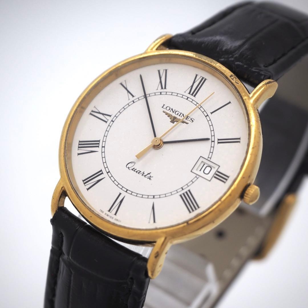 Longines Quartz Watch Mens Wrist 19.5cm/7.7in