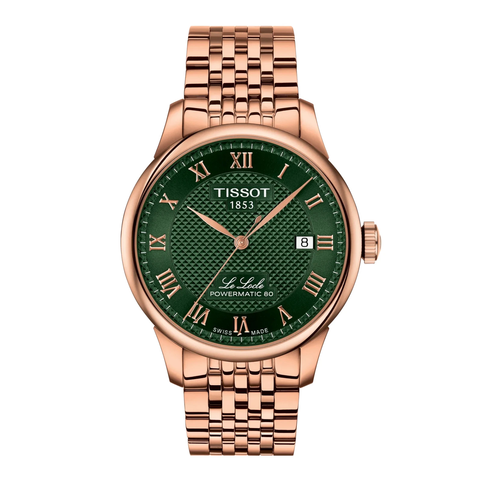 New Tissot Le Locle Powermatic 80 Green Dial 39.3 MM T006.407.33.093.00