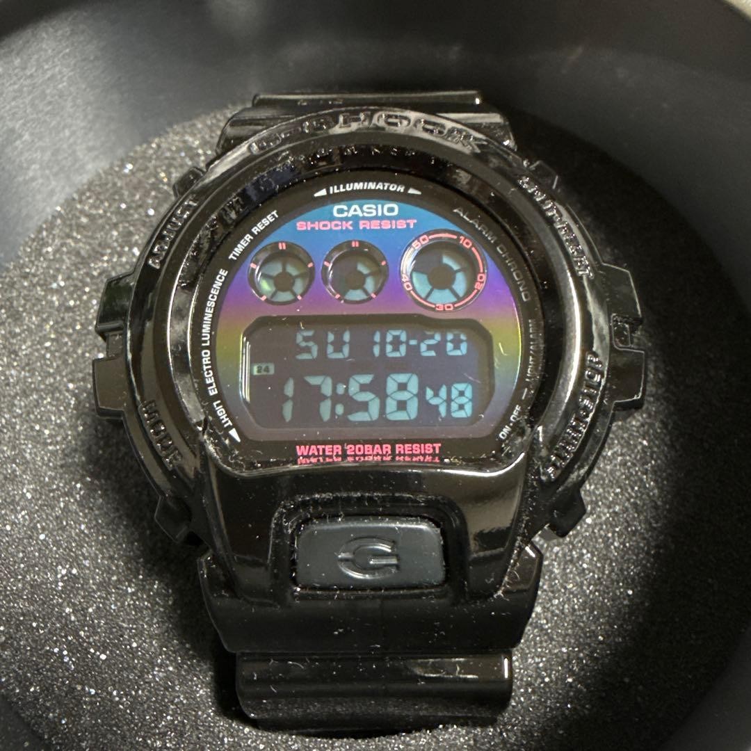 Casio G-SHOCK DW-6900RGB-1JF Shock Resistant Resin Band Black Digital Watch