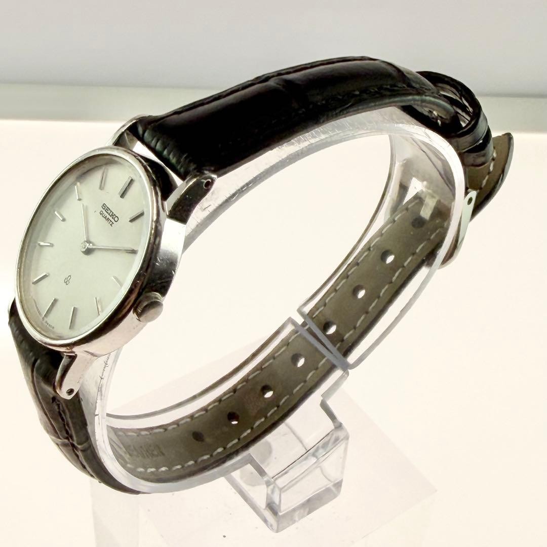 [New Battery] Seiko Silver Dial 3D Indices Wristwatch, Manufactured in 2000