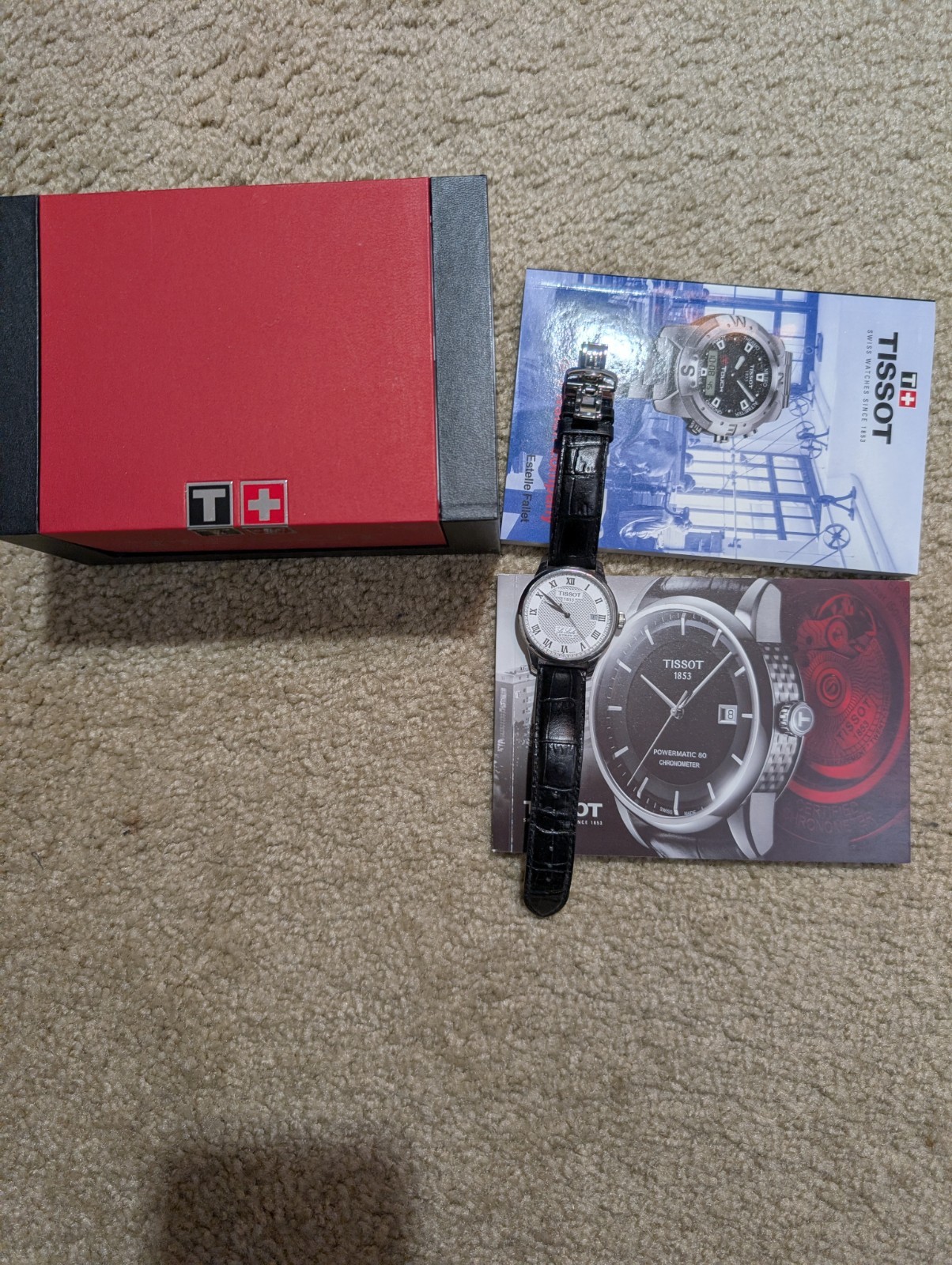 Tissot La Locle Automatic Stainless White Dial Mens Watch