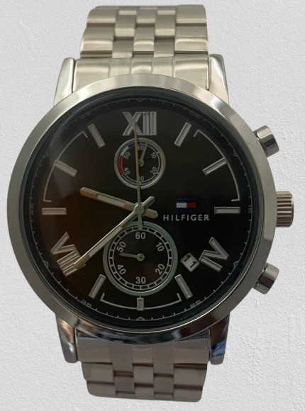 Luxury Look Tommy Hilfiger Chronograph Black Dial Quartz Men’s Wristwatch