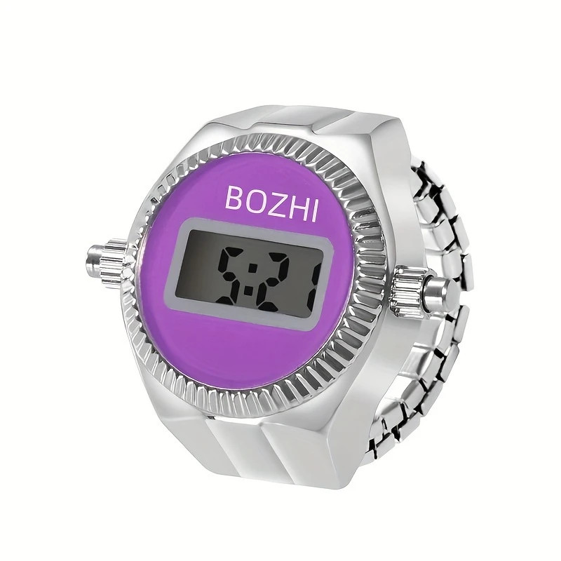 Ring Electronic Watch Can See The Time Creative Ring Finger Watch Simple Men