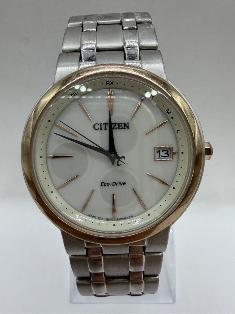 Citizen Eco-Drive Radio-Controlled Solar Watch with Date Display (H415)