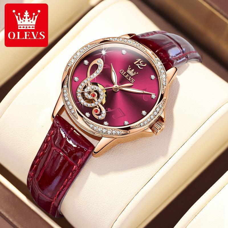 OLEVS Waterproof Luminous Diamonds Dials Automatic Mechanical Watch Women’s