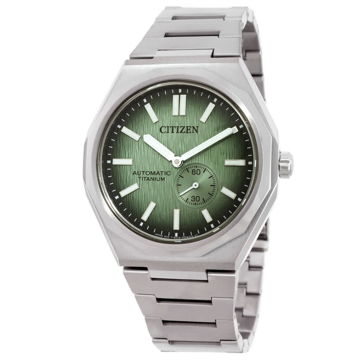 Citizen Zenshin 60 Automatic Green Dial Men’s Watch NK5020-58X