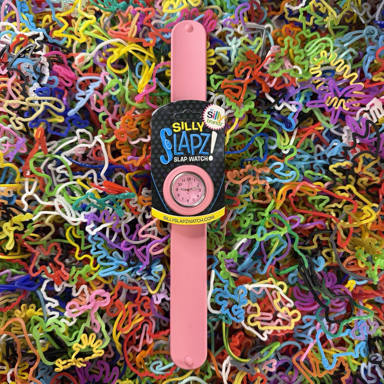 Sillybandz Slap Watch Silly Slapz Y2K Pink Adult Size *Needs New Battery* NEW