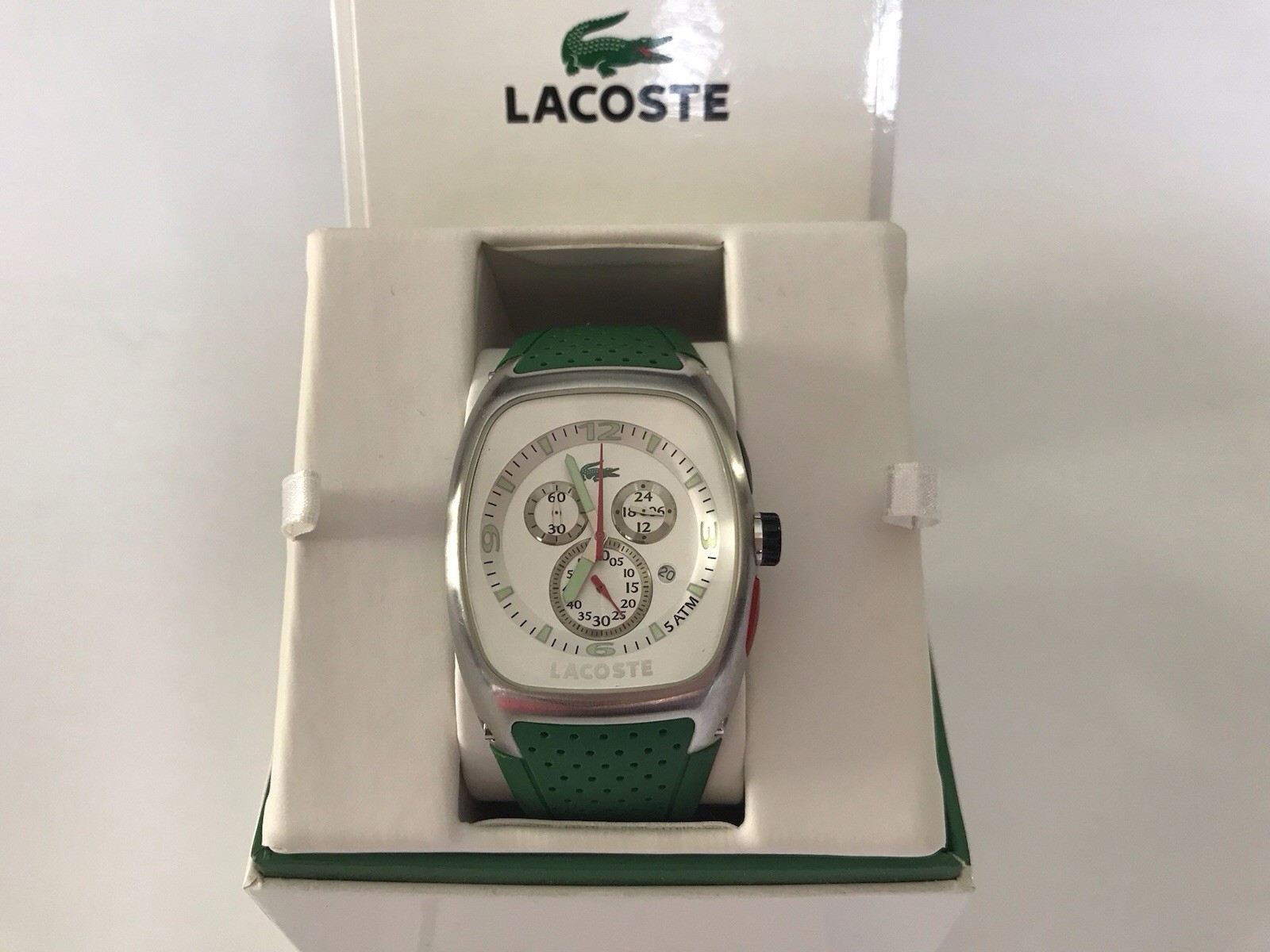 Lacoste Watch Mens Green 2010328 RARE