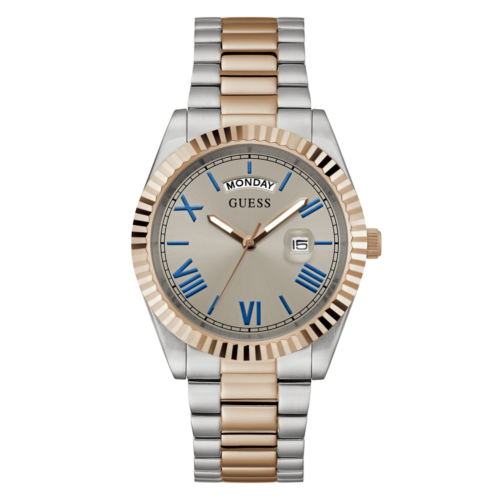 Guess Multicolour Mens Analogue Watch Connoisseur GW0265G13