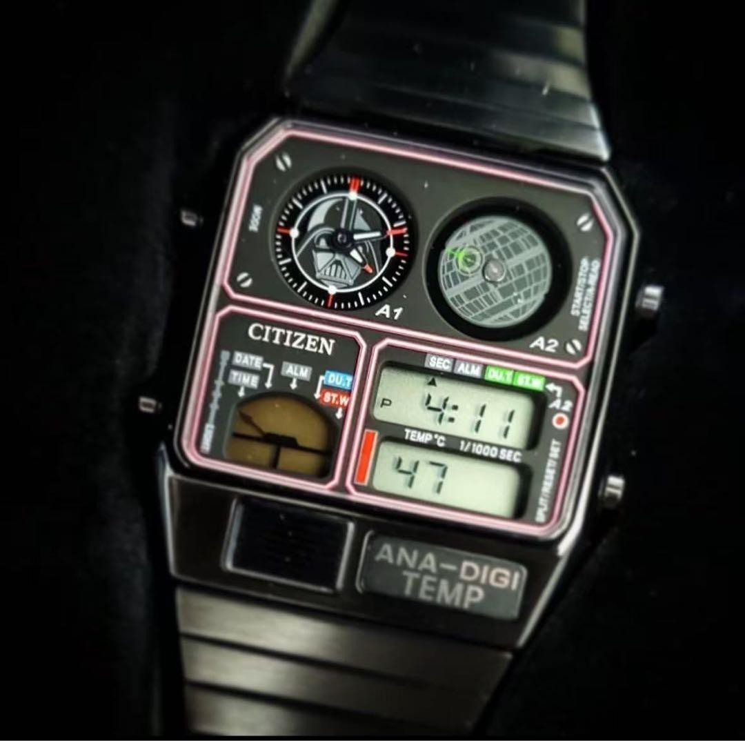 Brand new limited CITIZEN STAR WARS ANA DIGI TEM