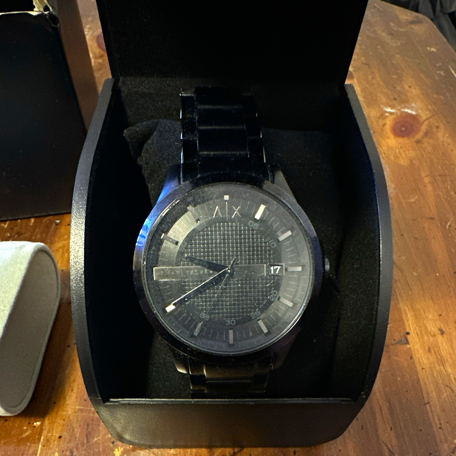 A|X Armani Exchange Men’s Watch, Three-Hand Stainless Steel Watch for Men AX2104