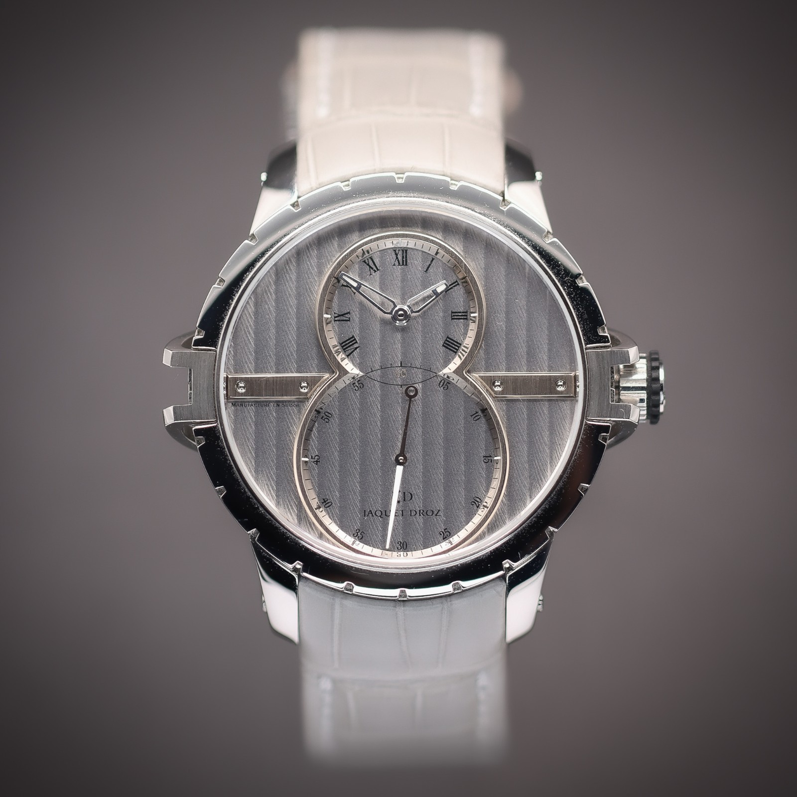 JAQUET DROZ Grande Seconde SW | Stainless Steel | Ref. J029020242 | Full Set