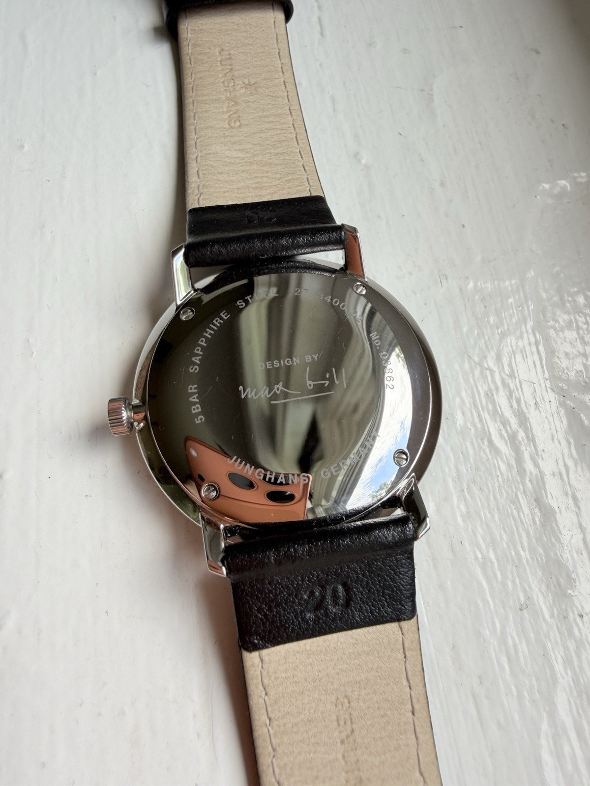 Junghans Max Bill Automatic 38 mm $650 or best offer, 5 months old, exc