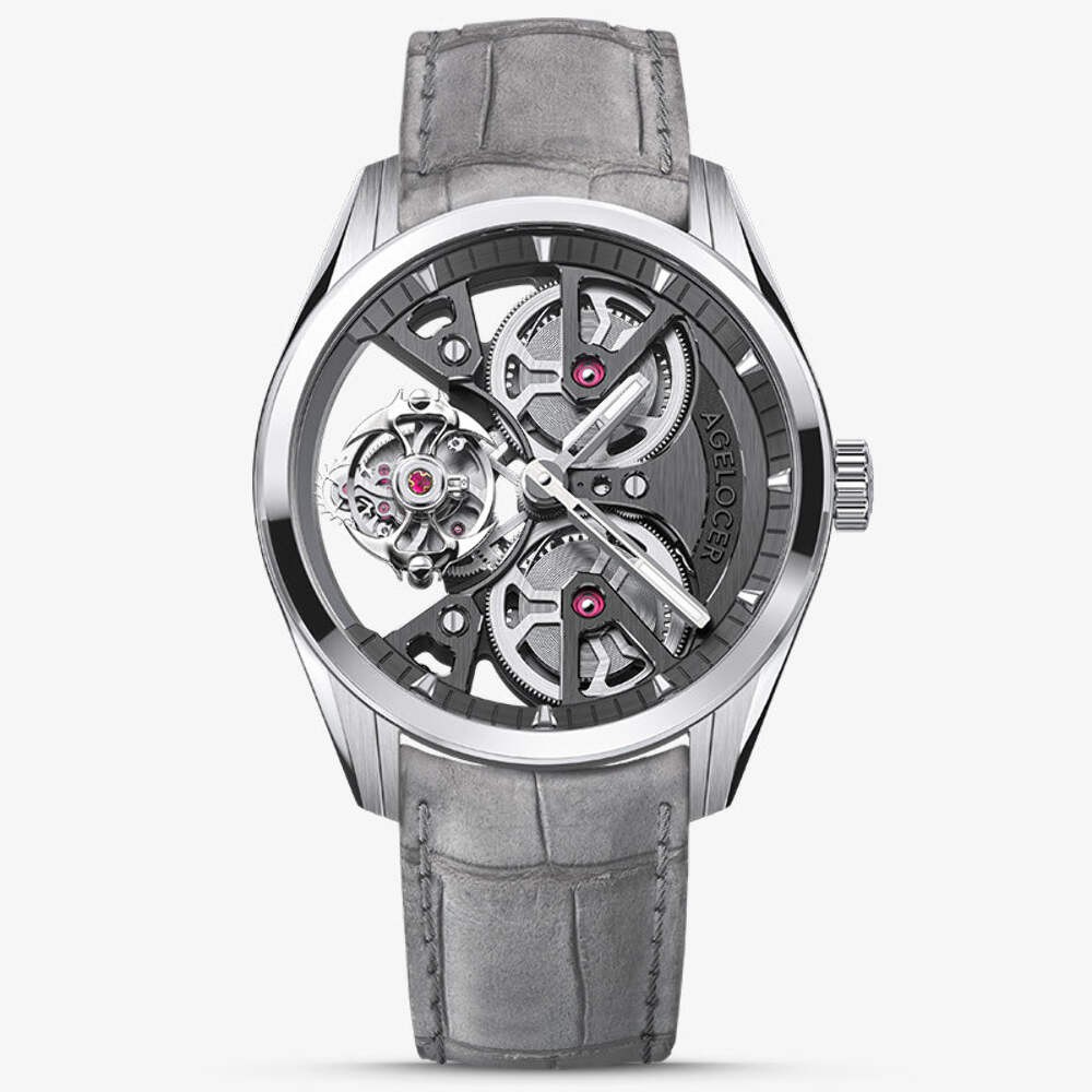 Agelocer 3D-Manta Free-Sprung Tourbillon Men’s Watch