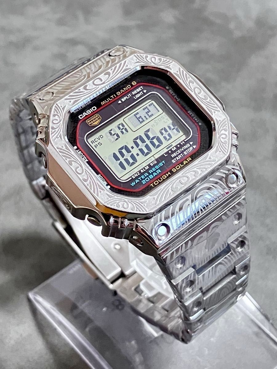 CUSTOM Casio G-Shock GW-M5610U Digital Men’s Wrist Watch Silver New item No Box