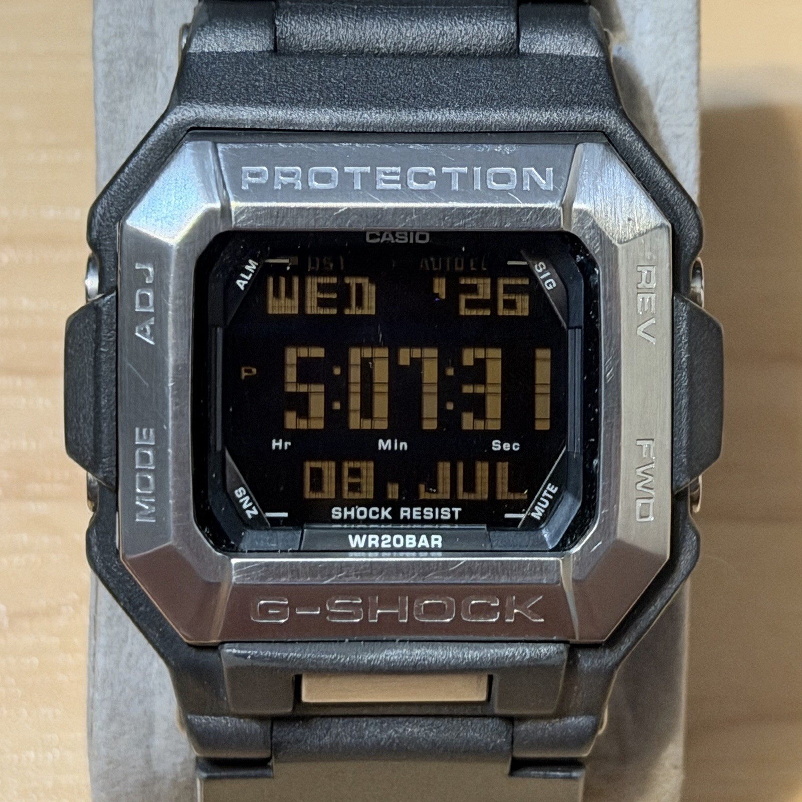 Casio G-Shock G-7800B-8 Multiple Fonts Messages Digital Watch G7800 7800 *READ*