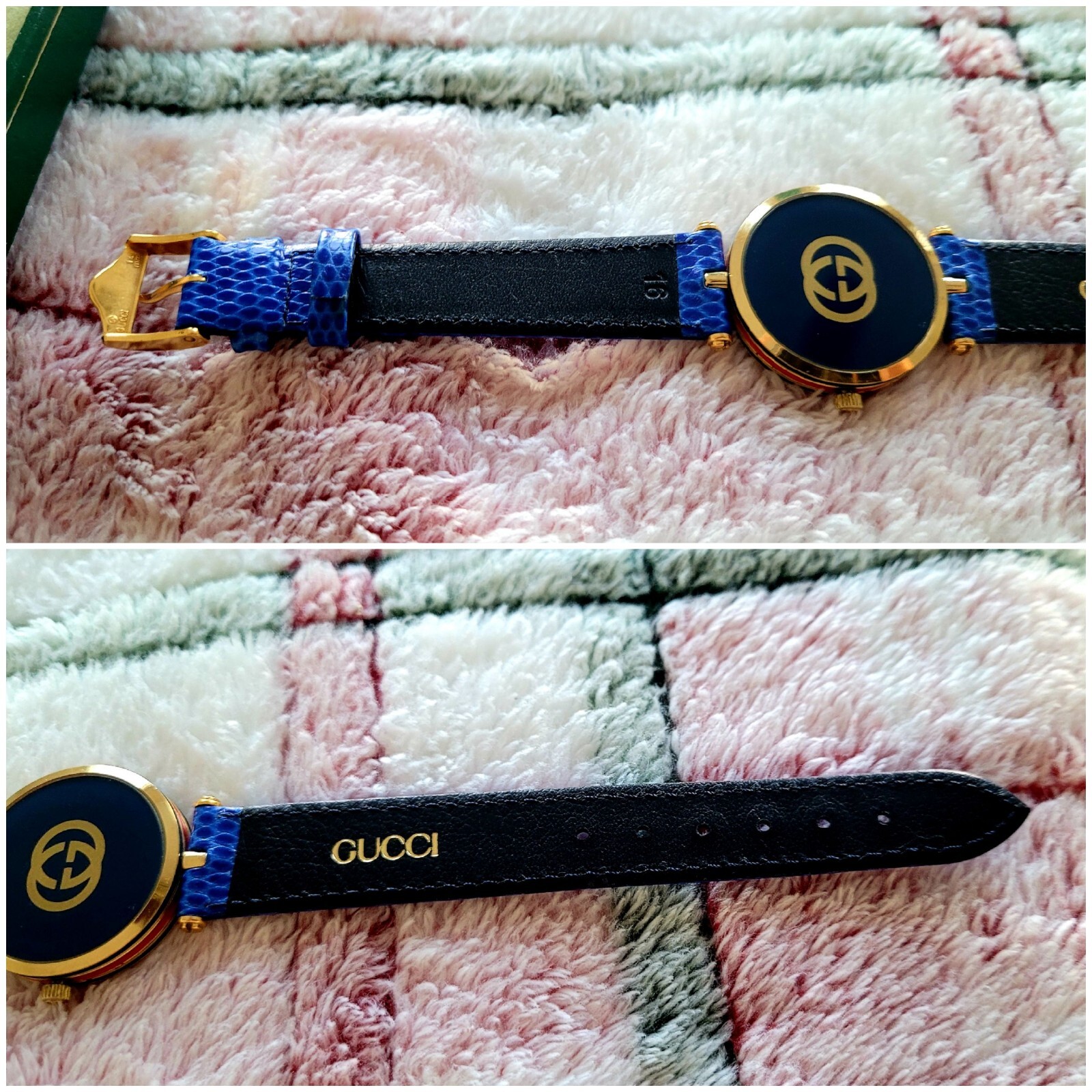 Gucci 2000M,Authentic,Unique,Beautiful,Scratch Free Crystal,One Of A Kind,30 MM.