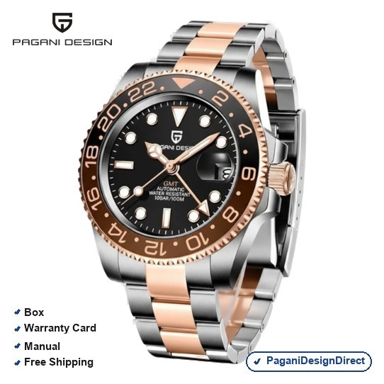 Pagani Design PD-1662 Rose-Gold Men Automatic Watch