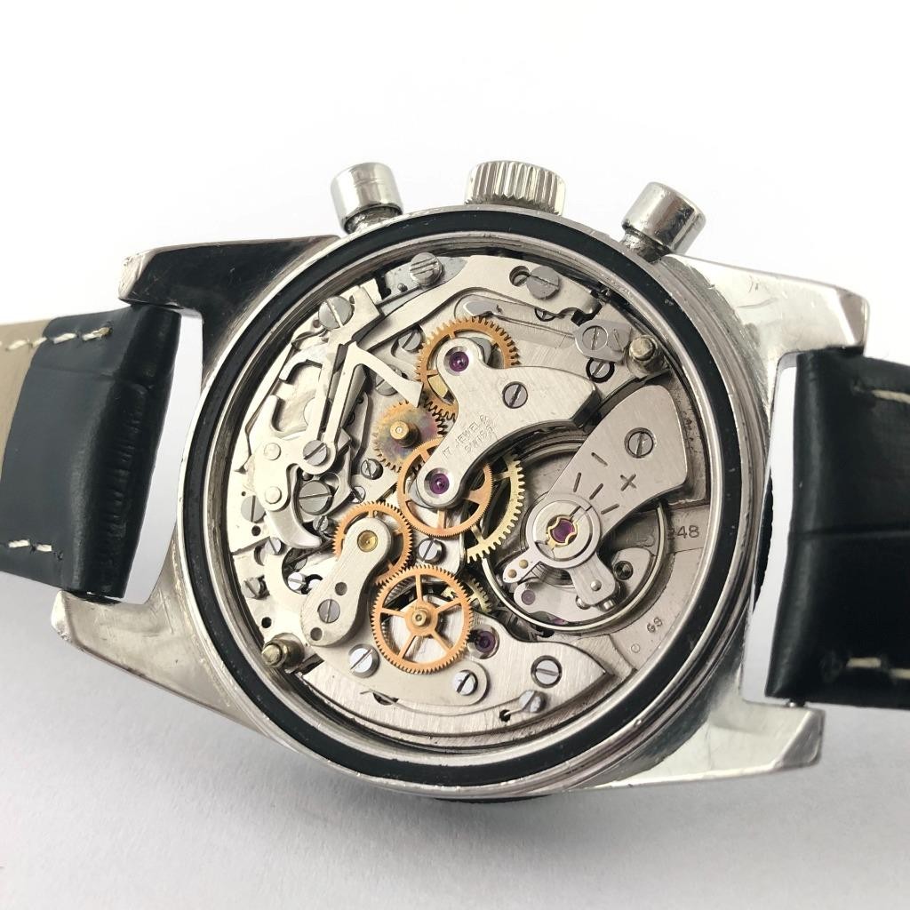 NO TARIFFS TRESSA CHRONOGRAPH REF 347 LARGE MANUAL WIND CAL L248 TURNING BEZEL