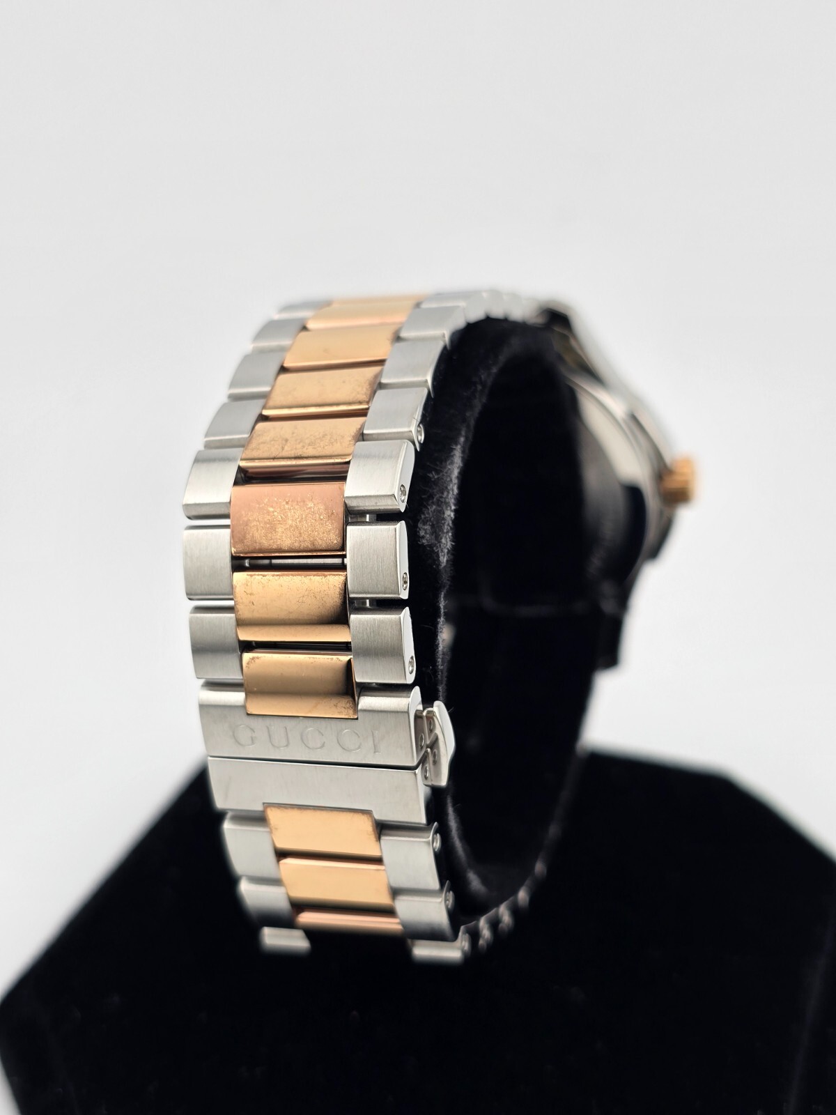 Gucci G-Timeless Men’s Silver Dial Two-Tone Stainless Steel Watch – YA126473