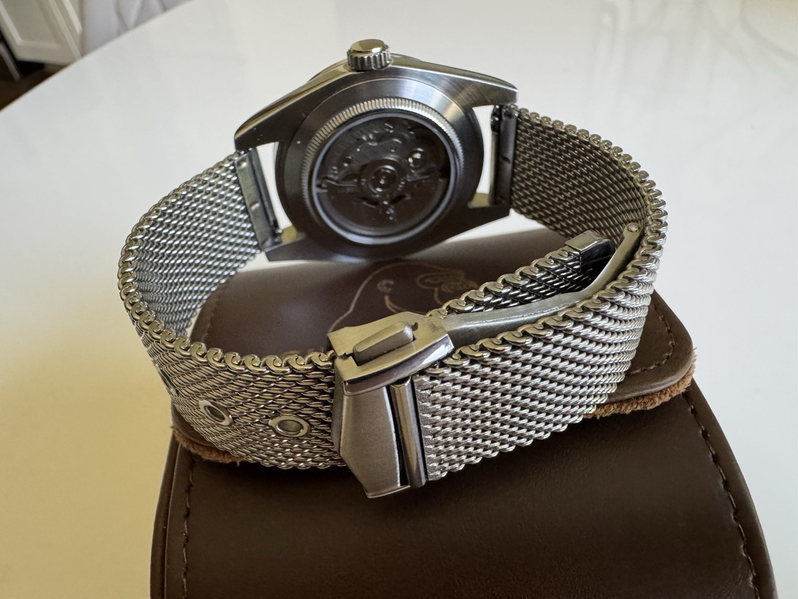 Silverback Gorilla Automatic Watch Hammered Purple Dial Mint!