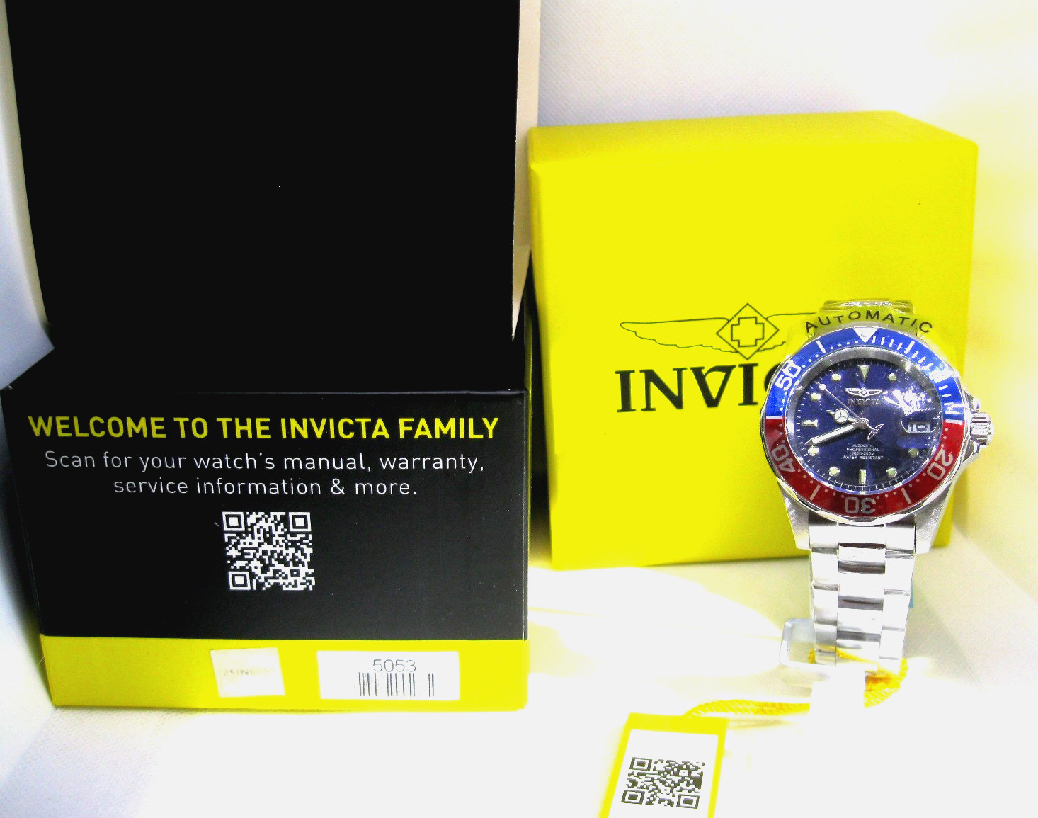 Invicta Pro Diver Blue Dial Pepsi Bezel Automatic NH35A.Men’s Watch-5053