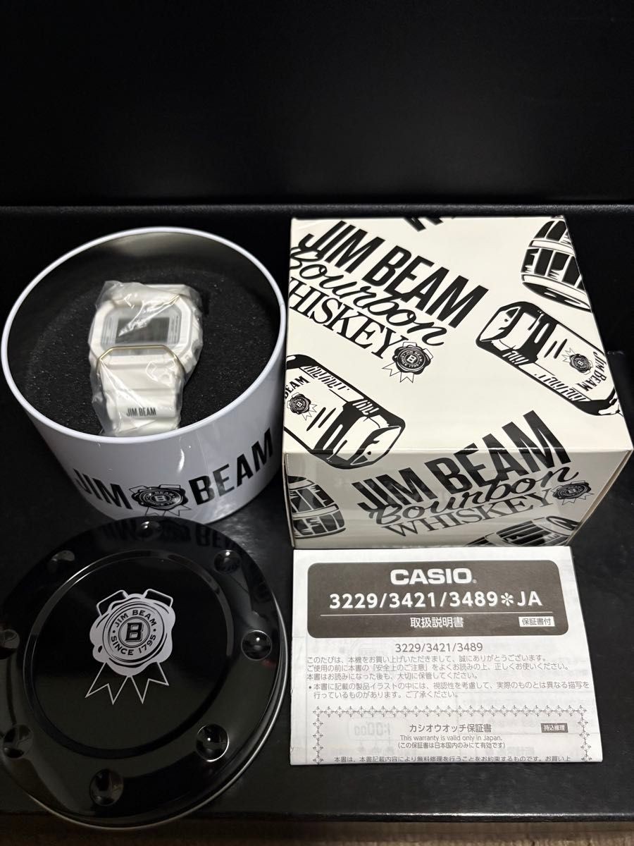 Brand new CASIO G SHOCK DW 5600 JIM BEAM Collaboration Model White