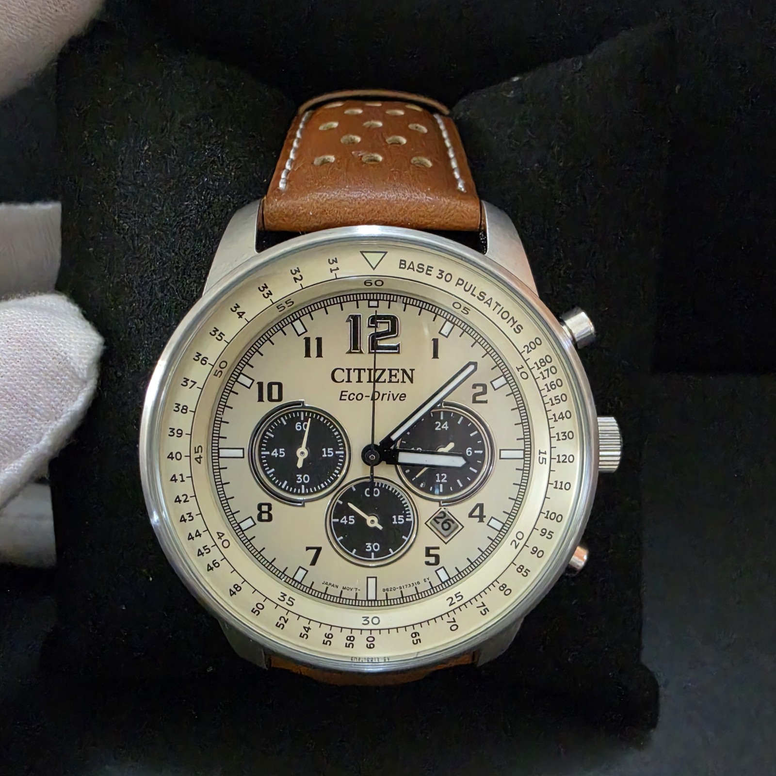 New Citizen Weekender Chronograph Eco-Drive 44mm Stainless Steel CA4500-08X