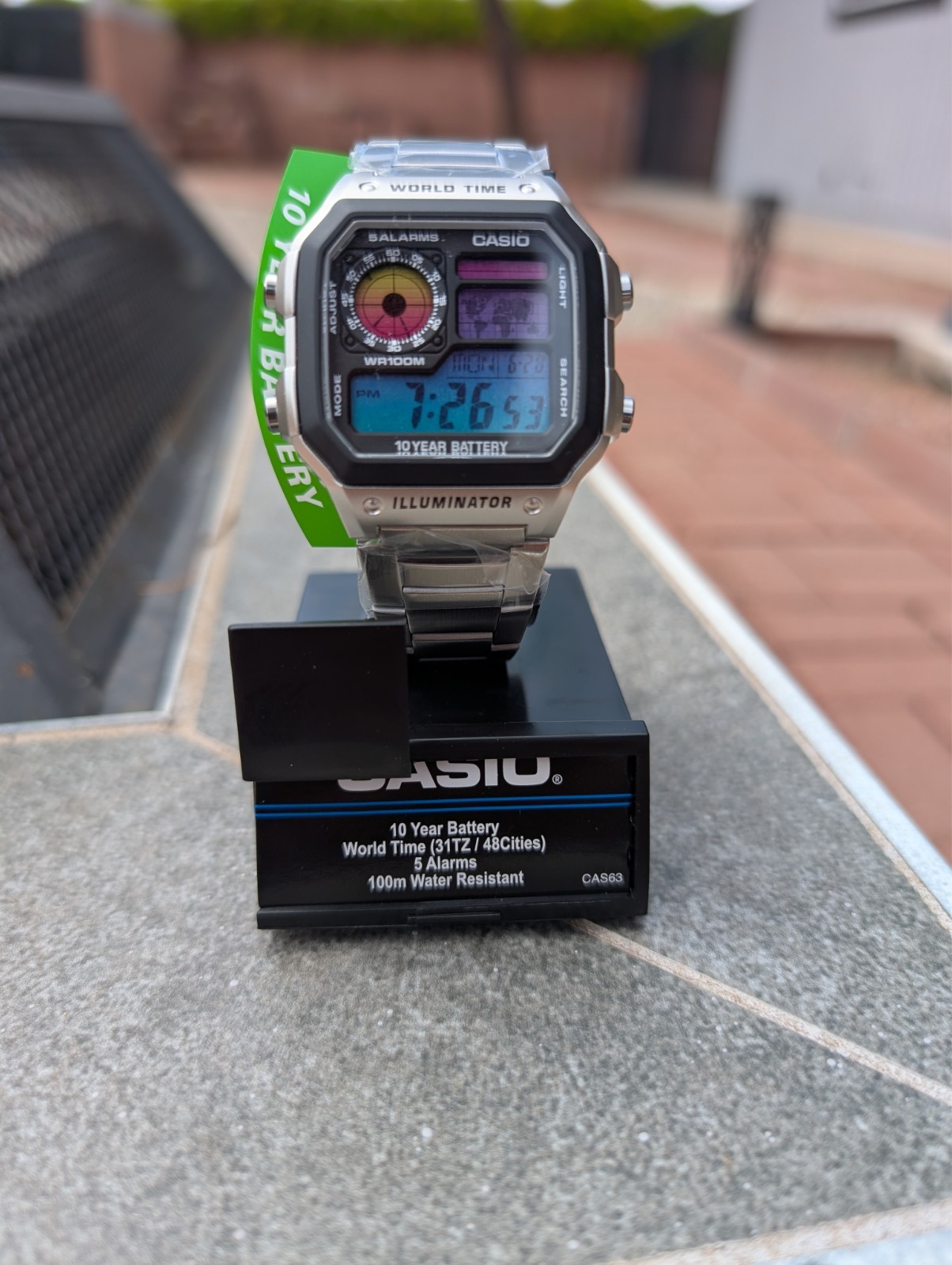 CASIO AE-1200WHD 1-A. Royale Watch Mod..Sunset Dial Mod.