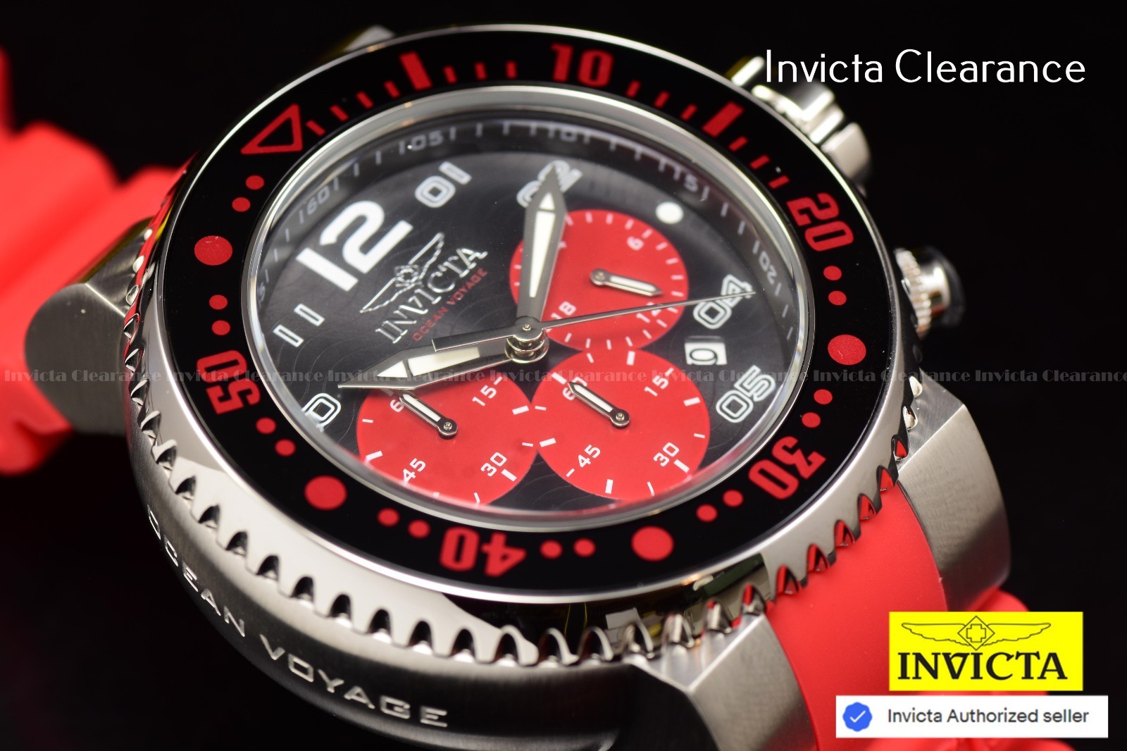 Invicta Men’s Elements Stainless Steel Hook Buckle Clasp Bracelet 39619