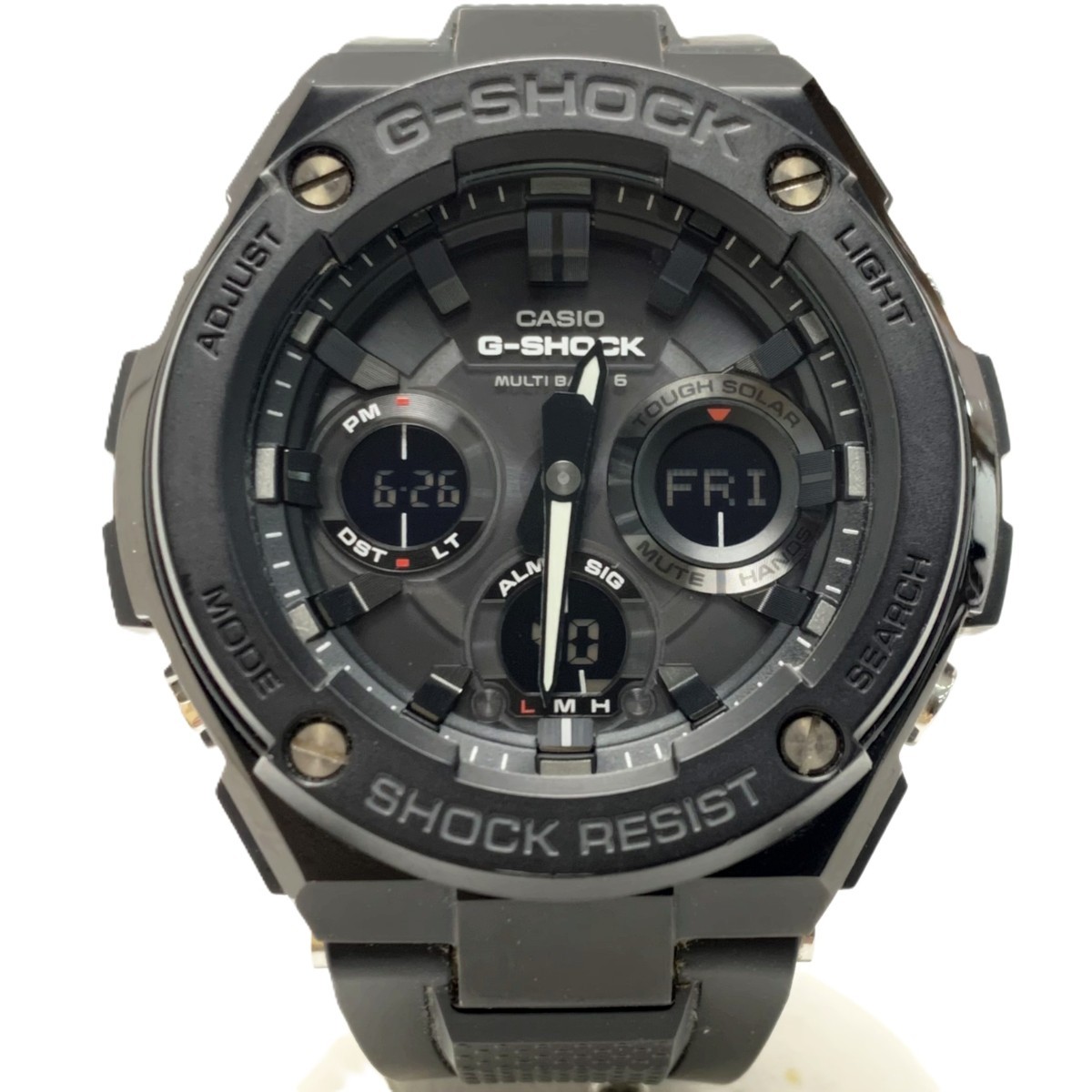 CASIO G-SHOCK watch GST-W100G-1BJF Solar-powered rubber shoes for men