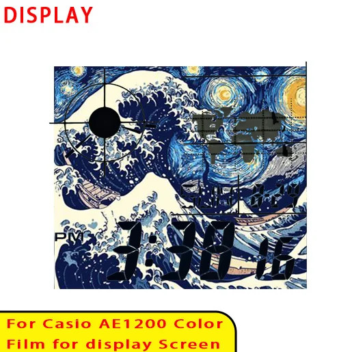 42 Style Display Color Screen Filter for Casio AE1200 Display HD Gradient Filter