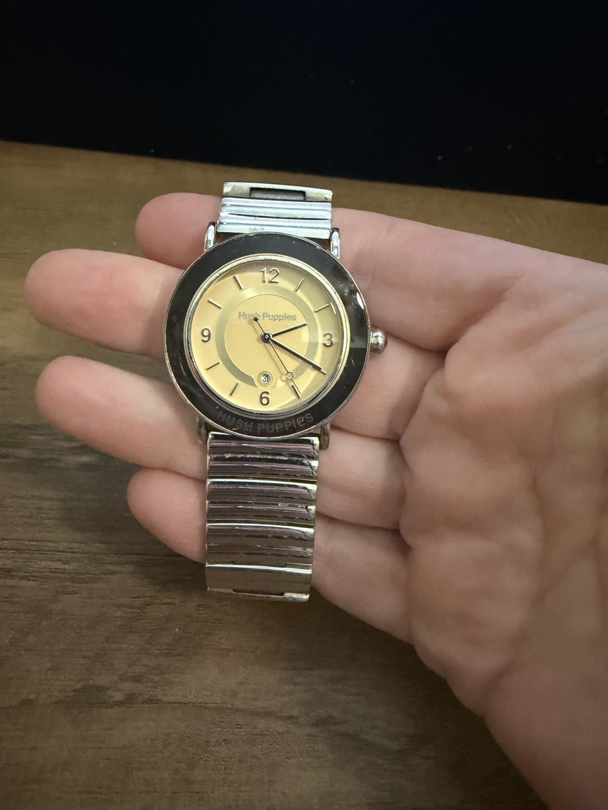 Hush Puppies Watch Quartz Stainless Steel Running Mens