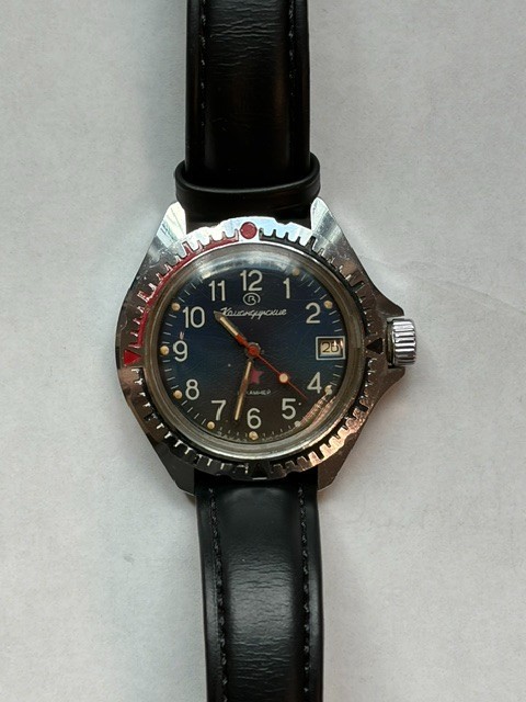 Vintage Vostok Komandirskie Watch – Engraved