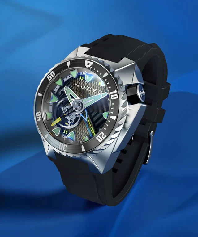 NUBEO MEGALODON AUTOMATIC LIMITED EDITION Ocean Abyss NB-6136-06