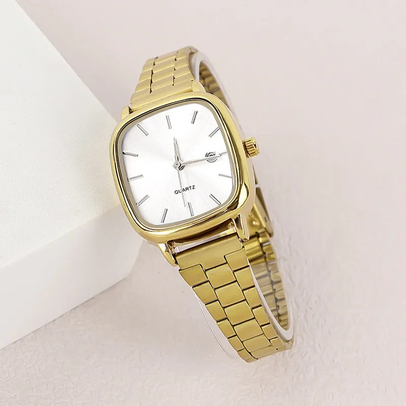 Fashion Neutral Quartz Mechanical Watch Square Single Calendar Waterproof Men