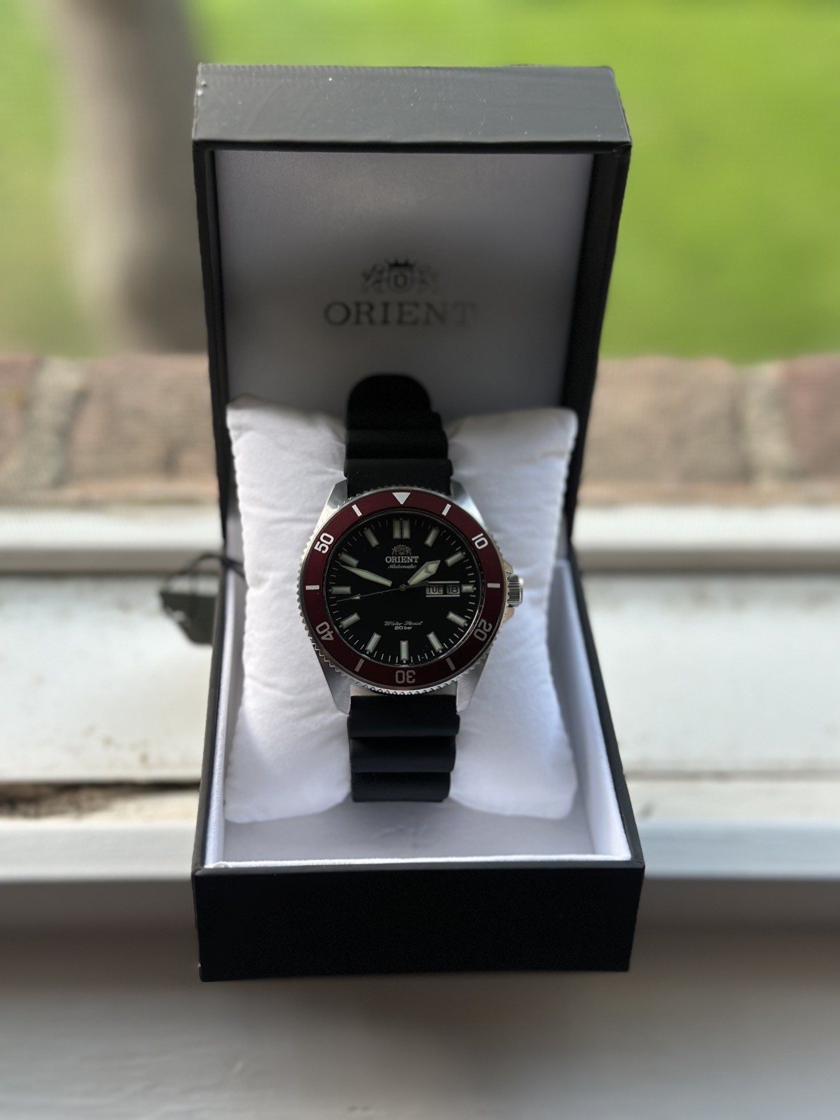 Orient Kano RA-AA0011B19A RA-AA0011B AA0011B 200m Diver Style Black Dial 44mm