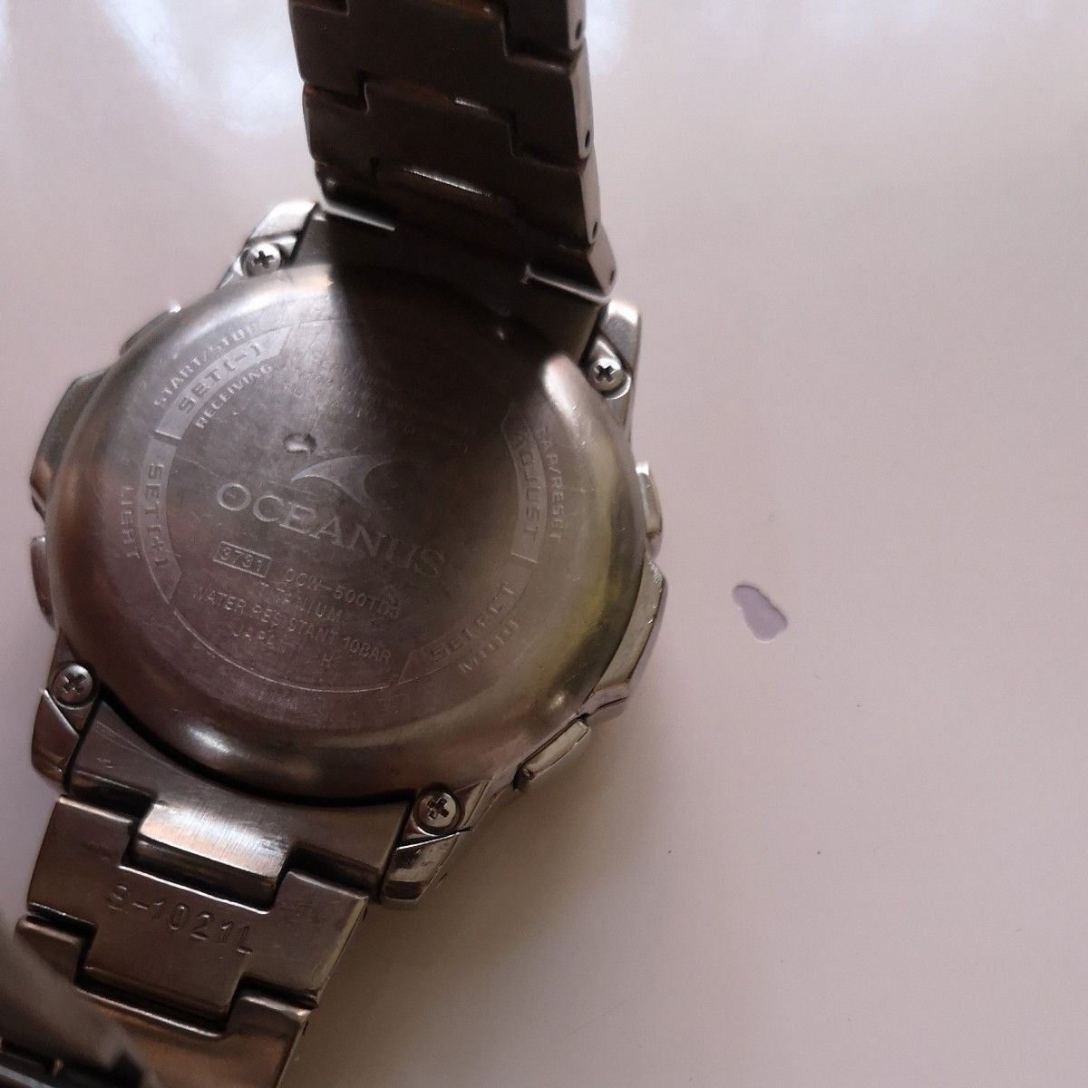 CASIO Oceanus OCW-500TDJ Wave Ceptor Solar Radio Controlled Titanium Watch