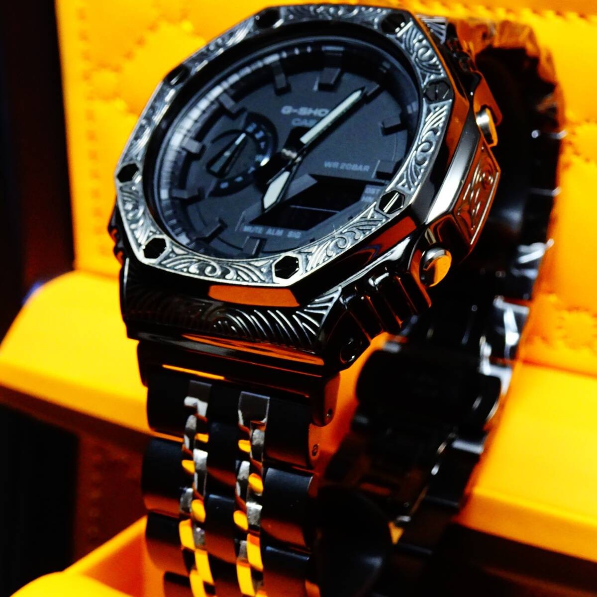 〓New〓G-Shock MOD custom watch〓GA2100 body included〓Aftermarket stainless steel