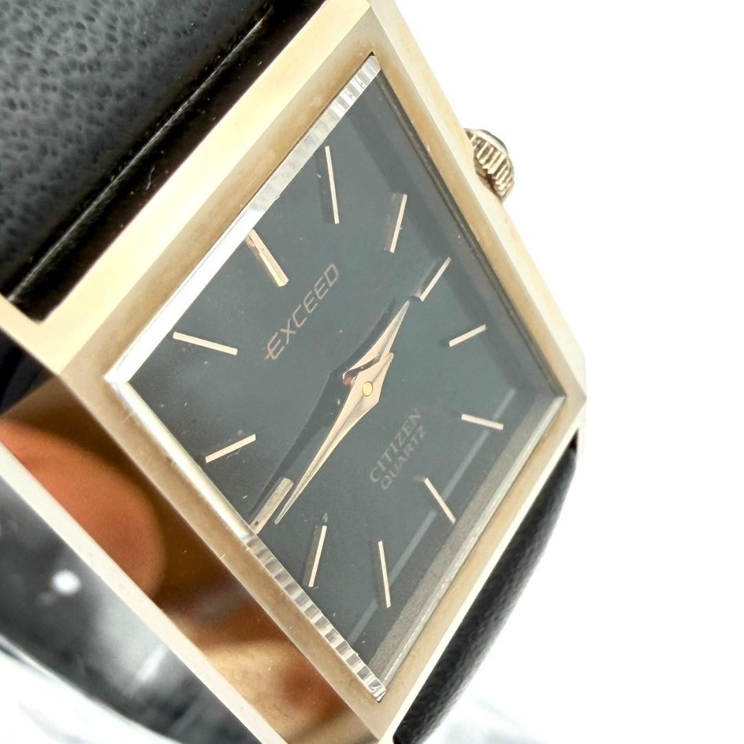 Citizen EXCEED, new battery, rectangular, top-of-the-line model, genuine leather