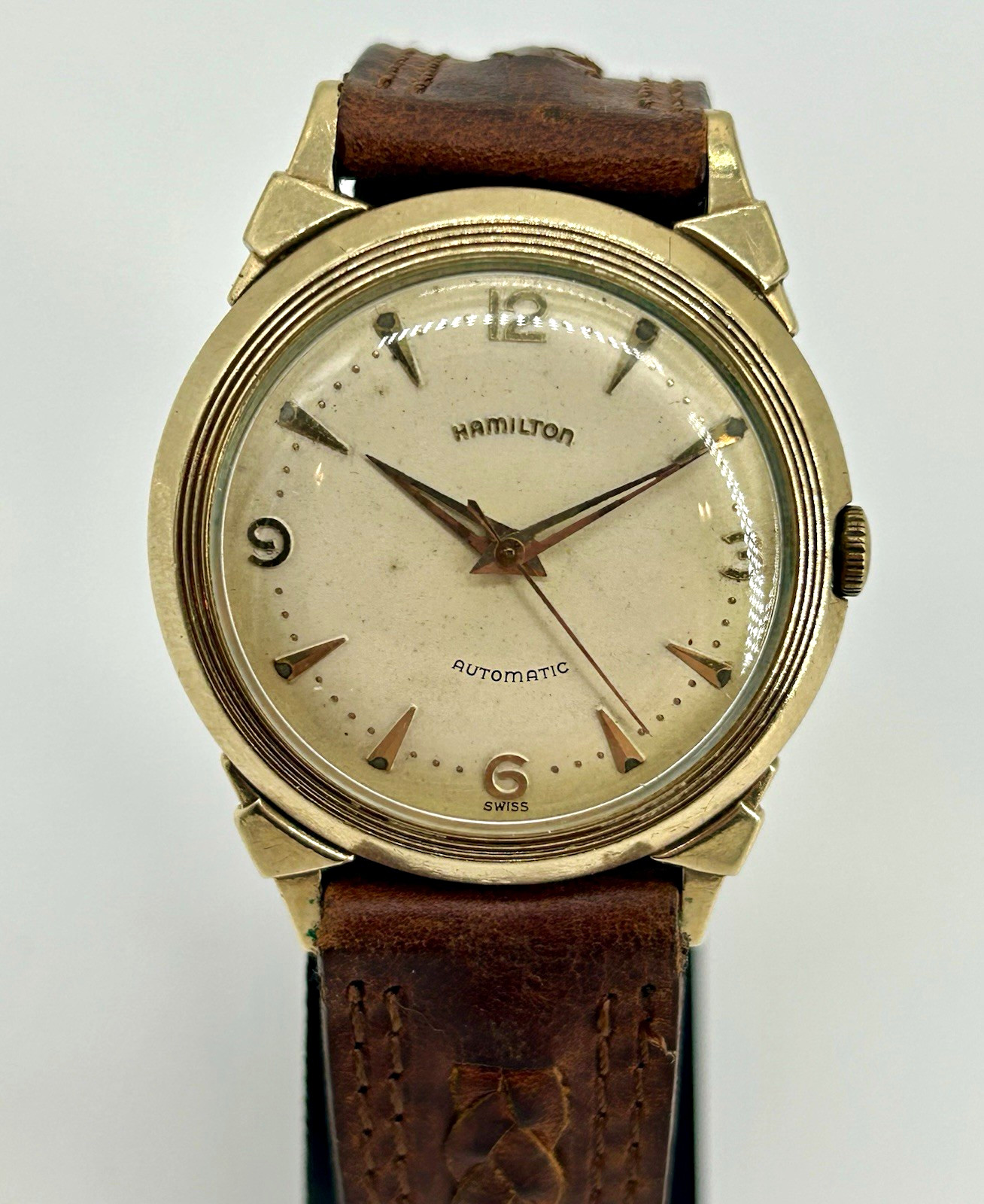 Vintage Hamilton K-403 Automatic 17J Cal 661 34mm 10K GF Original Dial Runs