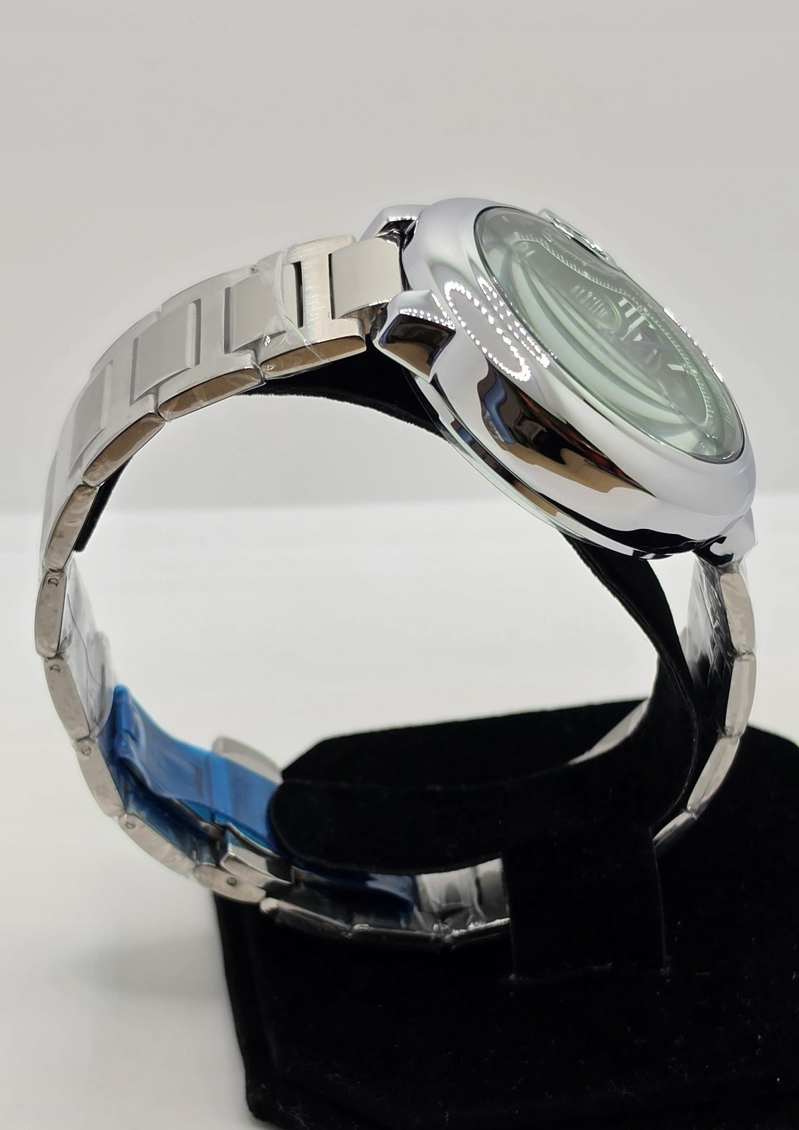 Poedagar Automatic Mechanical Open Heart Green Dial Men’s Watch 48mm New w/ Box