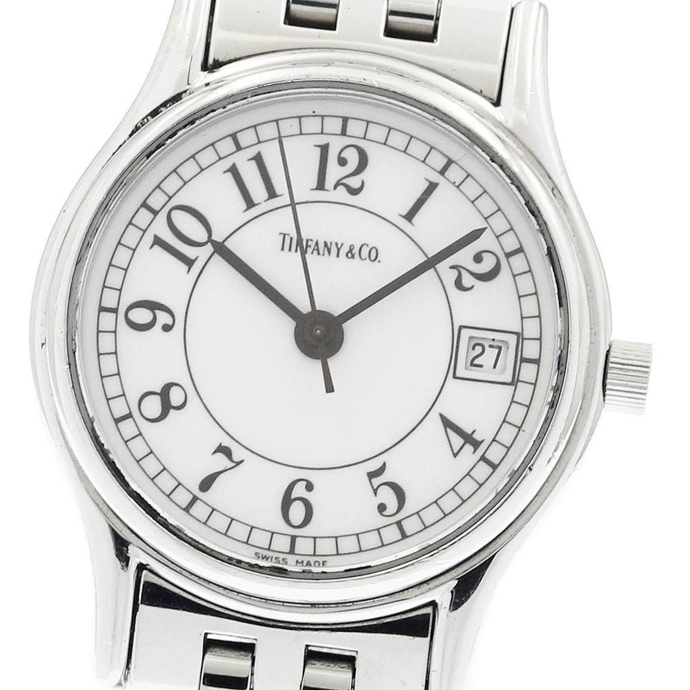 TIFFANY&Co. Classic Date white Dial Quartz Ladies Watch_935076