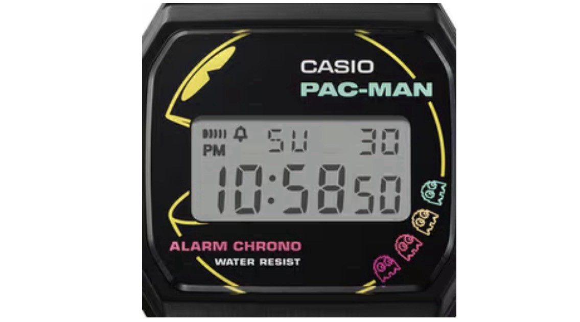 Casio Pac-Man 45th Anniversary Collaboration Series Digital Watch F-91WPC-1A