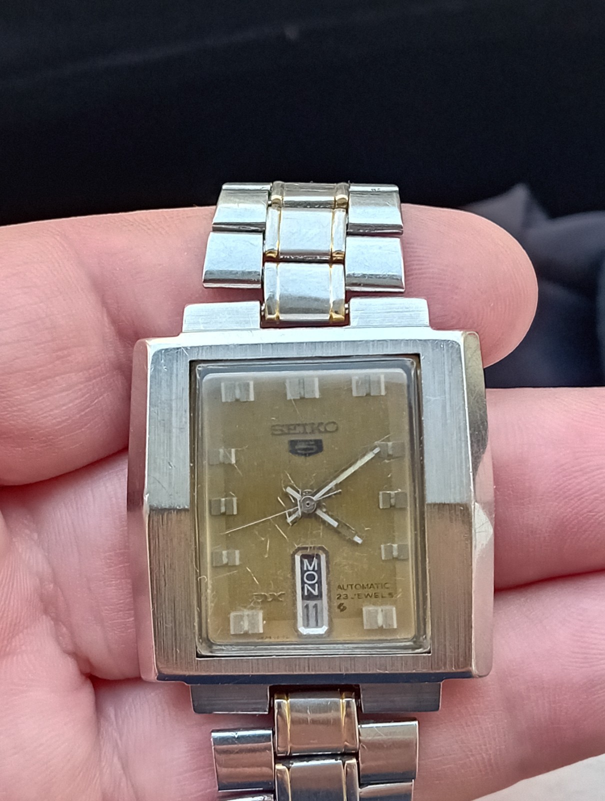 Seiko 5 DX 6106-5470 Automatic TV Shape Vintage Men’s 35MM