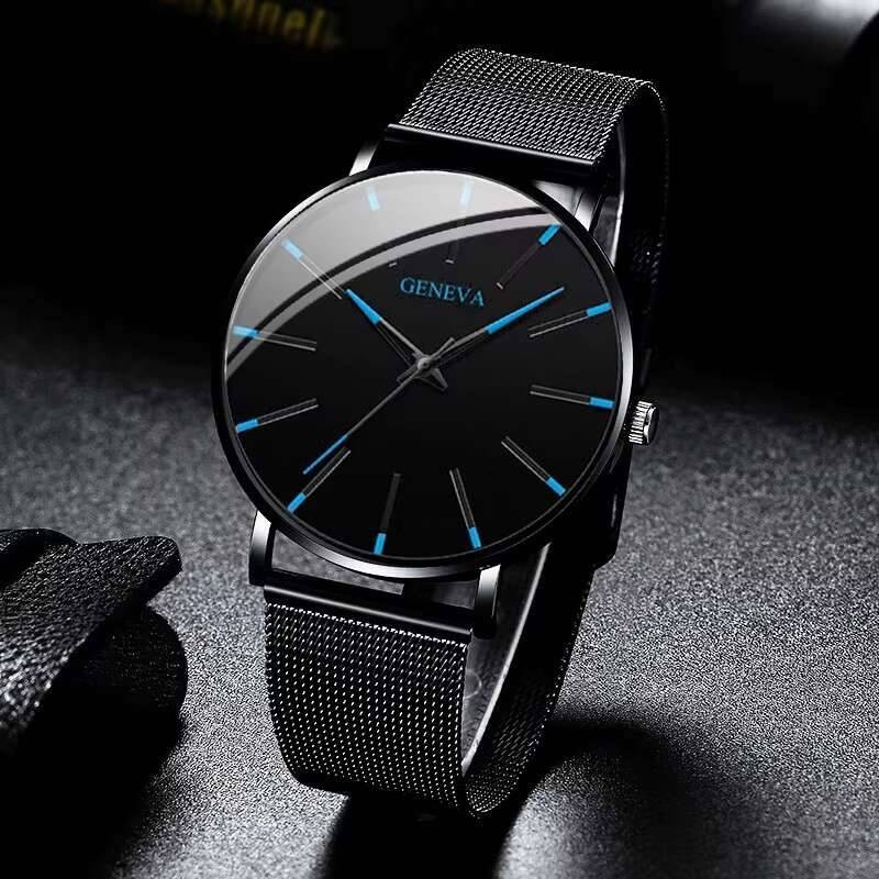 Waterproof Men’s Watch Stainless Steel Quartz Luminous Classic Watches Business