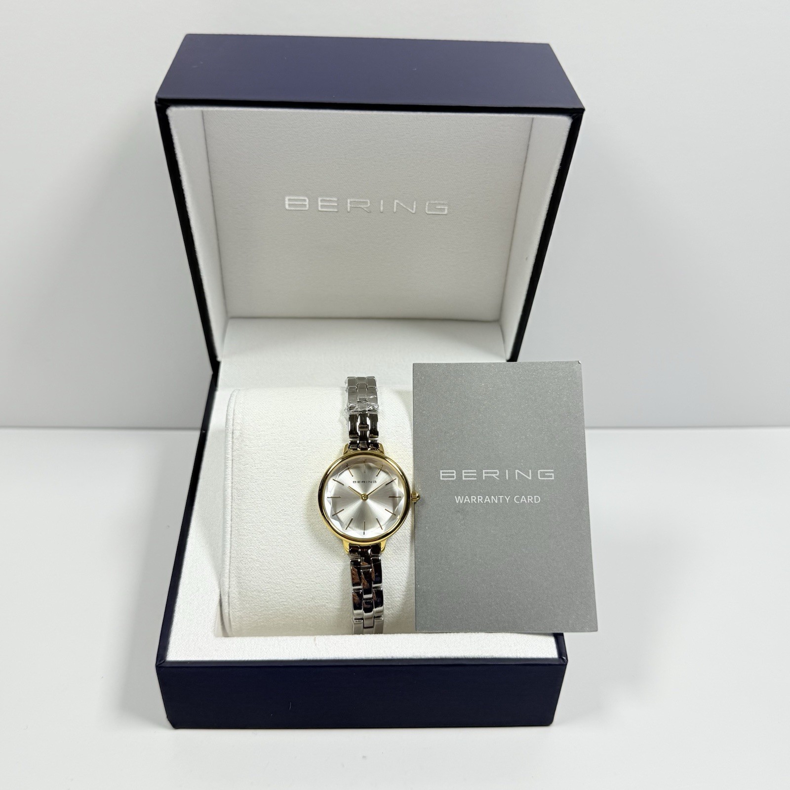 Bering Classic 11024-710-C Silver Dial Two Tone Stainless Steel Women’s Watch
