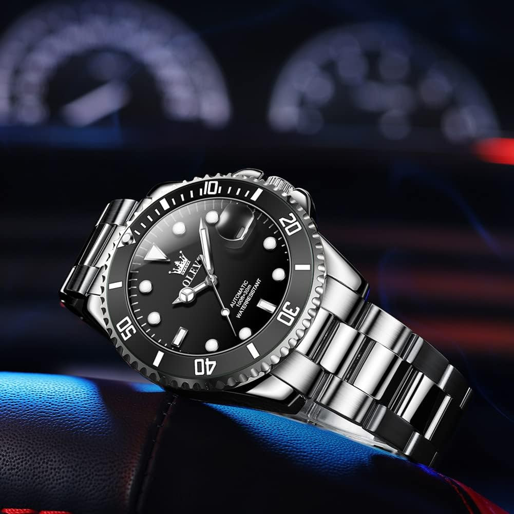 Men’s Waterproof Automatic Mechanical Hollow Out Watch
